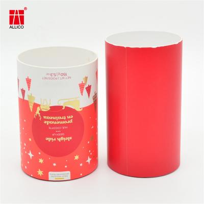 China Motif Cosmetic Packaging Tubes , CMYK 300g Cardboard Chirstmas Gift Box for sale