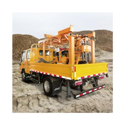 China 100m 200m Deep Truck Mounted Water Well Drilling Rig High Performance for sale