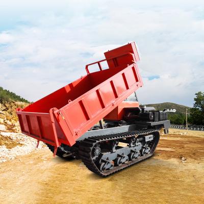 China Powerful Weichai Jiaxin Engine 10 Ton Crawler Dumper Truck for Slope Transportation for sale