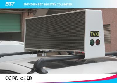 China SMD impermeável 3 em 1 exposição de diodo emissor de luz 1R1G1B do telhado do táxi P5 para a propaganda comercial à venda