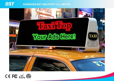China Commercial Taxi Rooftop Advertising Led Display 40000dots/Sqm , High Brightness for sale