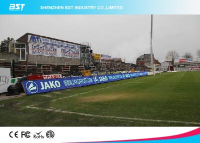 China Tela conduzida estádio da cor completa de P10 SMD 3535, futebol conduzido das placas de propaganda do perímetro à venda