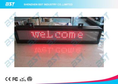 China Red Color 1 Line Text Message LED Scrolling Sign for retail store / super market for sale