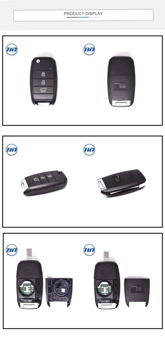 Part NO 95430-G5100 Original 433MHz 3 buttons 4D60chip Filp Controlled Remote Key Folding Remote Entry Model SVI-JFRGE03
