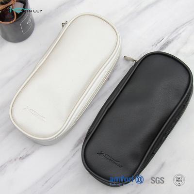 China Black White Poly Bag PU ODM Makeup Brush Bag for sale