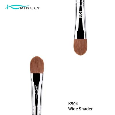 China Brown Hair Wooden Handle 1pcs Pencil Eyeshadow Brush for sale