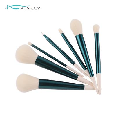 China Resin Handle Soft Nylon Hair Makeup Brush Set Beauty Cosmetic Tool Kits for sale