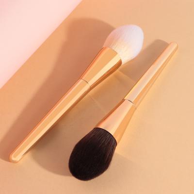China Round Pointed Blending Foundation Brush 2pcs Powder Makeup Brush 100% Cruelty Free for sale