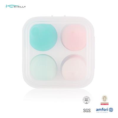 中国 4pcs Makeup Sponge Set Professional Makeup Blender Sponge With Box Holders 販売のため