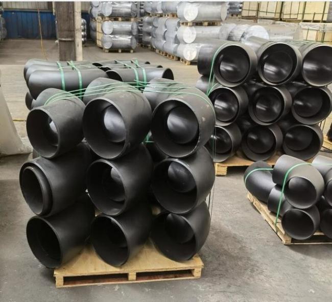 ASME B16.9 Butt Welded Pipe Fittings SCH10 SCH20 STD SCH40 SCH80 Black Steel Elbow 3