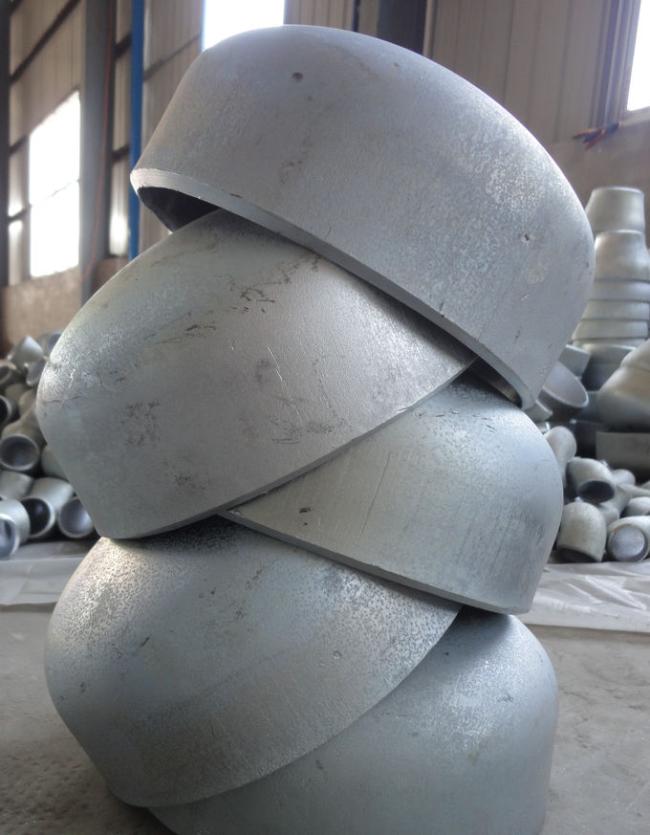 Butt Welded Seamless Hdg Carbon Steel Pipe Cap Black Color 2mm-25mm 0