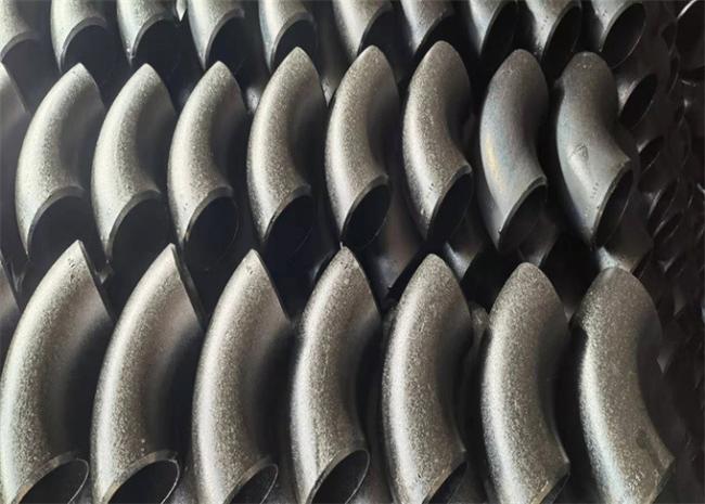 Carbon Steel Butt Weld Pipe Fittings Seamless Straight ASME B16.9 Elbow SCH40 DN50 3