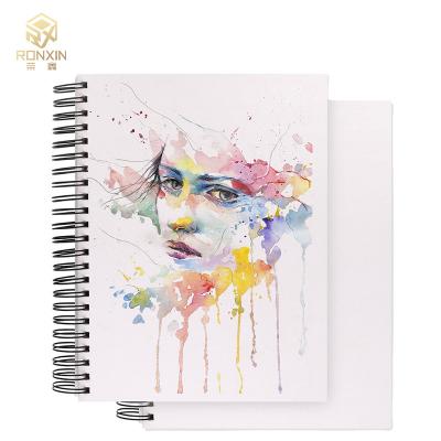 China Sprial Binding Hardcover Lined Notebook , 120 Sheet Notebook For Painting for sale