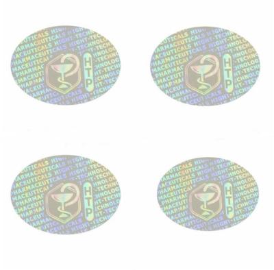 China Customized Decorative Sticker Labels , Holographic Authenticity Stickers Anti Counterfeit for sale