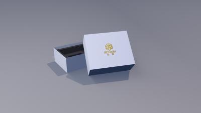Chine Couvercle blanc et boîte-cadeau basés de carton pour l'emballage de bijoux à vendre