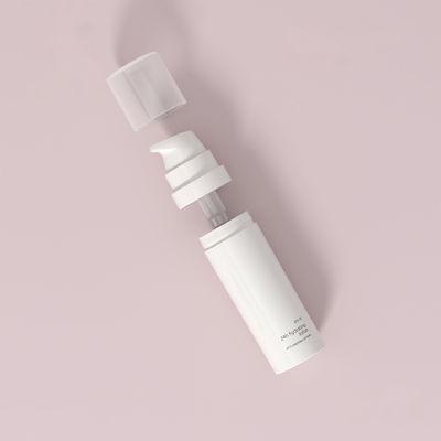 Cosmetic bottle pump mechanism detail