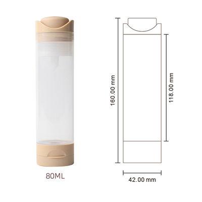 Cosmetic bottle pump mechanism detail