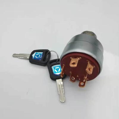 China Metal Universal Excavator Ignition Switch Fit For Xcmg XuGong Engine Starter Switch for sale