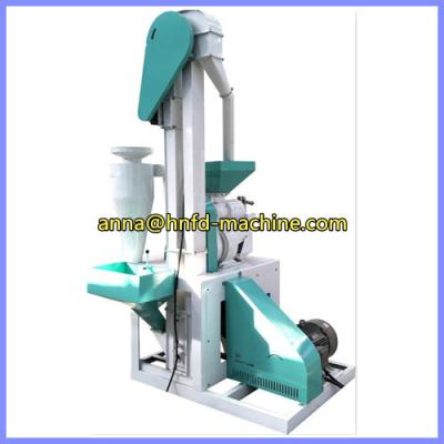 China combined corn peeling and flour grinding machine,  maize flour making machine for sale
