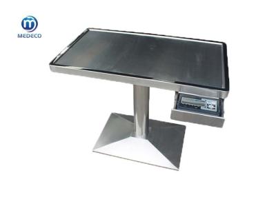 China Stainless Steel Column Weighing Veterinary Operating Table ISO for sale