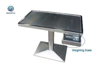 China Medical Vet Exam Table Stainless Steel Column Weighing And Surgical Treatment Table for sale