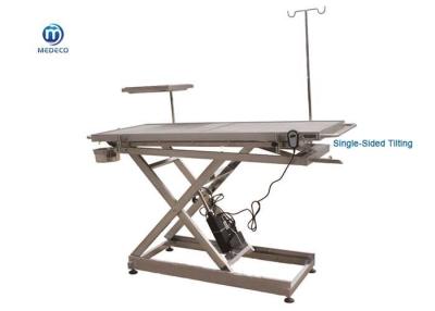 China Stainless Steel Single Sided Tilting Vet Surgical Table For Pets for sale