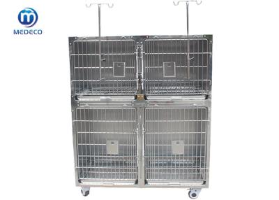 China Combined Stainless Steel Foster Care Hospital Cage With The Door Unique Sliding Designed for sale