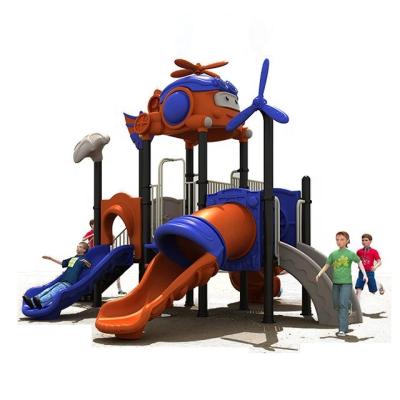 China Multifunction Early Childhood Playground Equipment Plastic Slide for sale