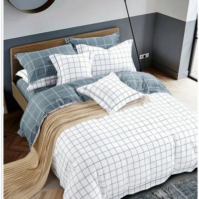 China Breathable 3pc Organic Cotton Duvet Cover Set Simple Sheet for sale