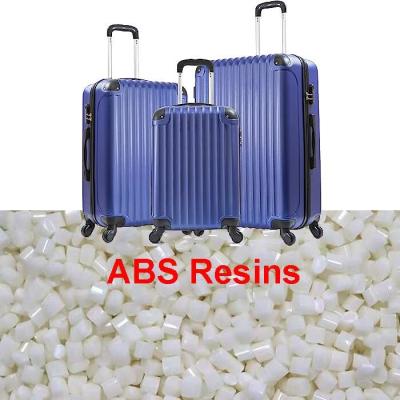 China Resistência de impacto dos grânulo das resinas do ABS da matéria prima da mala de viagem boa à venda