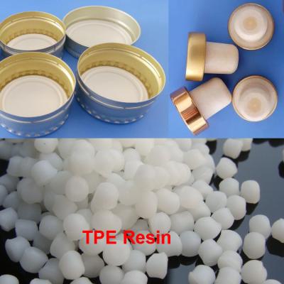 China Food Grade Thermoplastic Elastomer TPE Resin Bottle Caps And Bottle Linner Plastic Material for sale