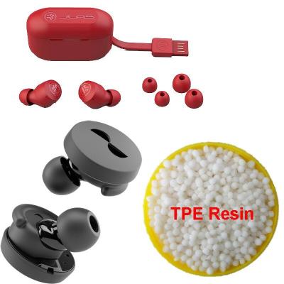 China Materia prima plástica de los auriculares de botón de la resina de la TPE de la UL del SGS altamente durable en venta