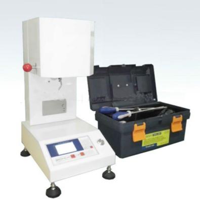 China LCD Plastic Testing Machine , 400℃ Temp PLC Melt Flow Rate Tester for sale