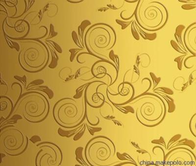 China Si - folha de aço inoxidável de Backsplash da folha de aço inoxidável dourada para o painel de parede à venda