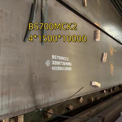 China Hot Rolled BS700MCK2 High Strength Structural Steel Plate EN10149 S700MC 4*1500*10000mm à venda