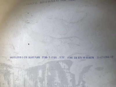 China Placa material da liga C276 UNS N10276 de Hastelloy da folha C276 da prova de corrosão à venda
