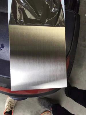China Hoja estándar de acero inoxidable del final de la rayita del acero inoxidable del grado 304 304L 316L 430 ASTM de la hoja de la rayita en venta