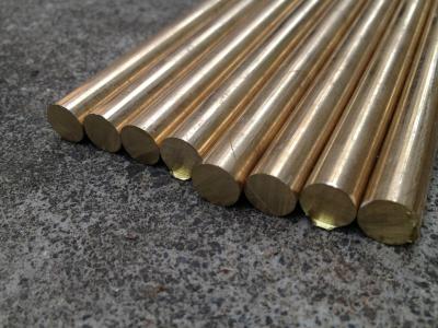 China Oem Copper Solid Bar , Bronze Filled Ptfe Rod for sale