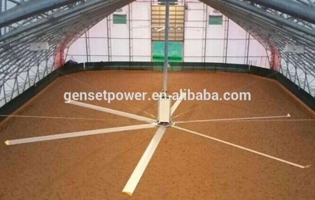 Remote Control Big Size Low Power low noise Industrial HVLS giant Ceiling Fans