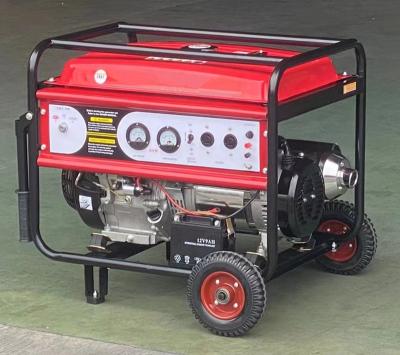 China 6kw Petrol Engine Portable Gasoline Generator Electric Start For Home for sale
