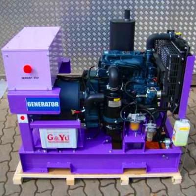 China precio silencioso del generador de 7,5 KVA del motor diesel del kubota de 6 kilovatios en venta