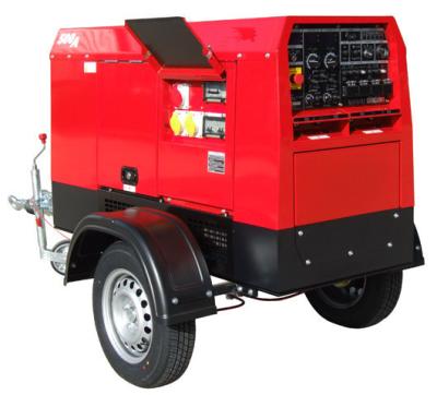 China Mobile Arc Welding Current 500A Diesel Welding Machine With Electrode Holder for sale