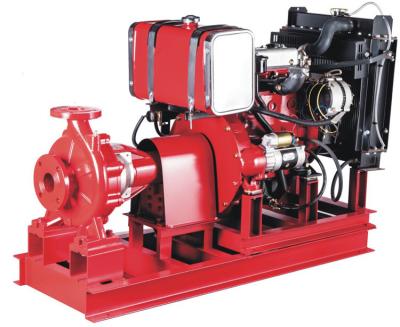 China Cast Iron High pressure 50kw Diesel Engine water pump for fire fighting Single stage Stainless for sale