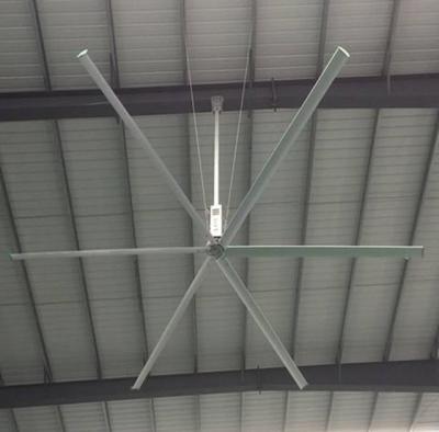 China USA 6 Blade Bigass Industrial Ceiling Fan 20ft HVLS Large Energy Saving For Cooling for sale
