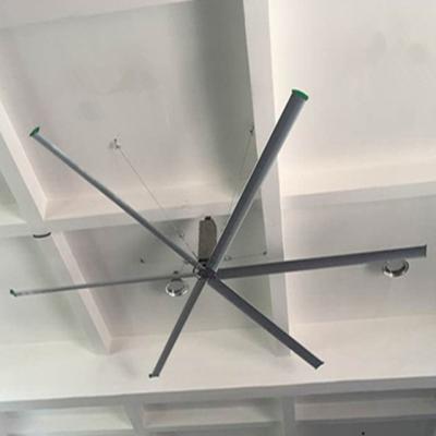 China 6m warehouse hvls industrial ceiling fan large air flow 20feet diameter 50rpm roof 6 blades for sale