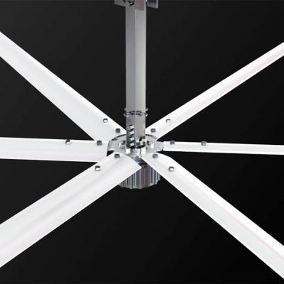 China 20feet Brushless DC Motor Industrial Ceiling Fans Gearless PMSM Big Air Ventilation 6m for sale
