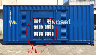 China 50Hz 1500rpm 460V 600kva ISO Container Electricity Station for sale