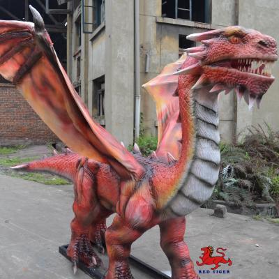 China Dragones animatrónicos modificados para requisitos particulares tamaño, dragones TUV del robot aprobados en venta