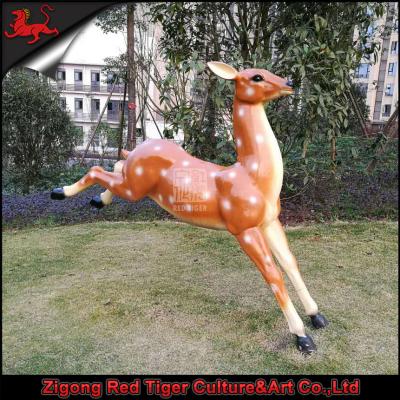 China Sunproof Custom Fiberglass Products Garden Animal Statues Resin for sale