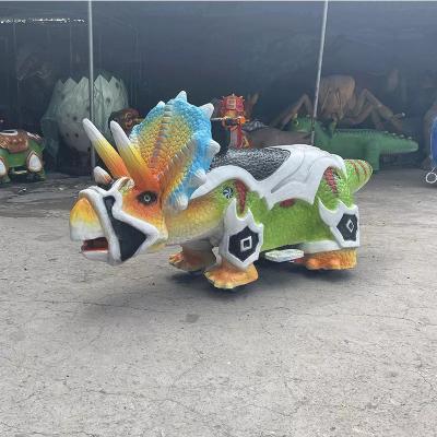 China Custom Animatronic Dinosaur Ride On Natural Color for Theme Park for sale